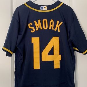 Justin Smoak Milwaukee Brewers Nike Jersey